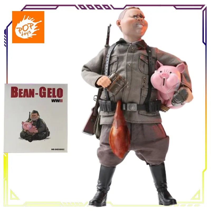 POPTOYS Original Big Head Soldier Series Encounters in The Jungle Collectible Action Figure Model Toy Ornament Gift for Boys