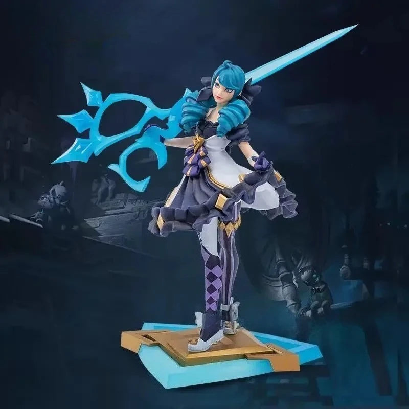 In Stock League of Legends LOL Spirit Doll Gwen Medium Sculpture Desktop Ornaments Figure Model Collection Toy Gift