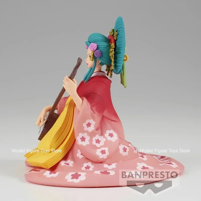 In Stock One Piece Bandai Original Banpreso Anime Kozuki Hiyori Figures Grandline Extra Komurashi PVC Figure Action Toys Gifts