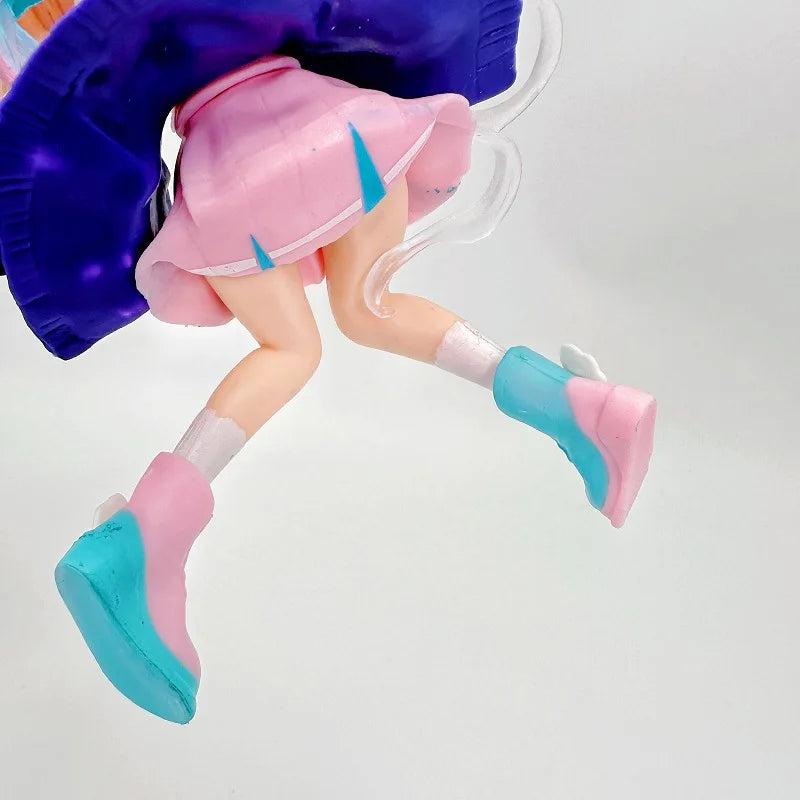 Hatsune Miku 14.5cm Macaroon Sailor Uniform Kwaii Virtual Singer Girl Anime Model Figures Car Desktop Periphery Oranment