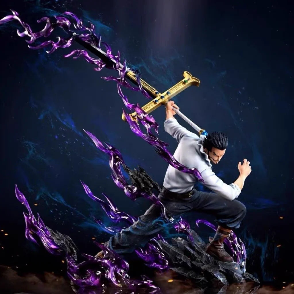 23cm One Piece Dracule Mihawk Figures Mi Hawk Anime Figure Action Figure Pvc Model Statue Collection Decoration Toys Gift Doll