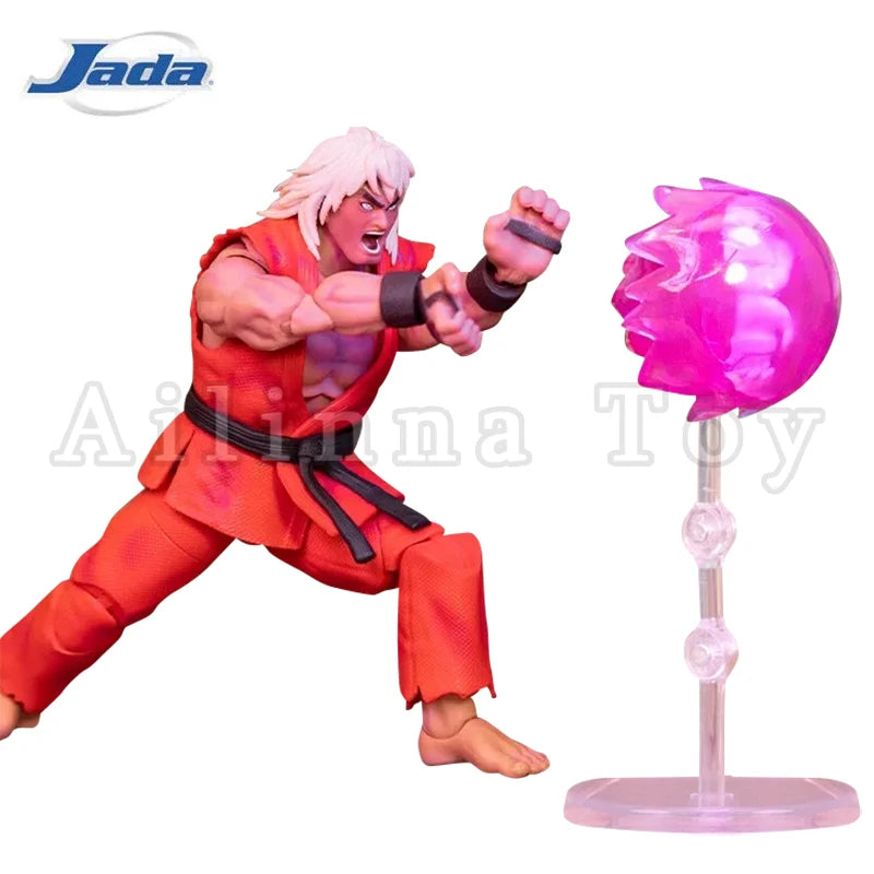 Jada Toys 1/12 6inch Action Figure Ultra Street Fighter II: The Final Challengers Violent Ken Anime Model