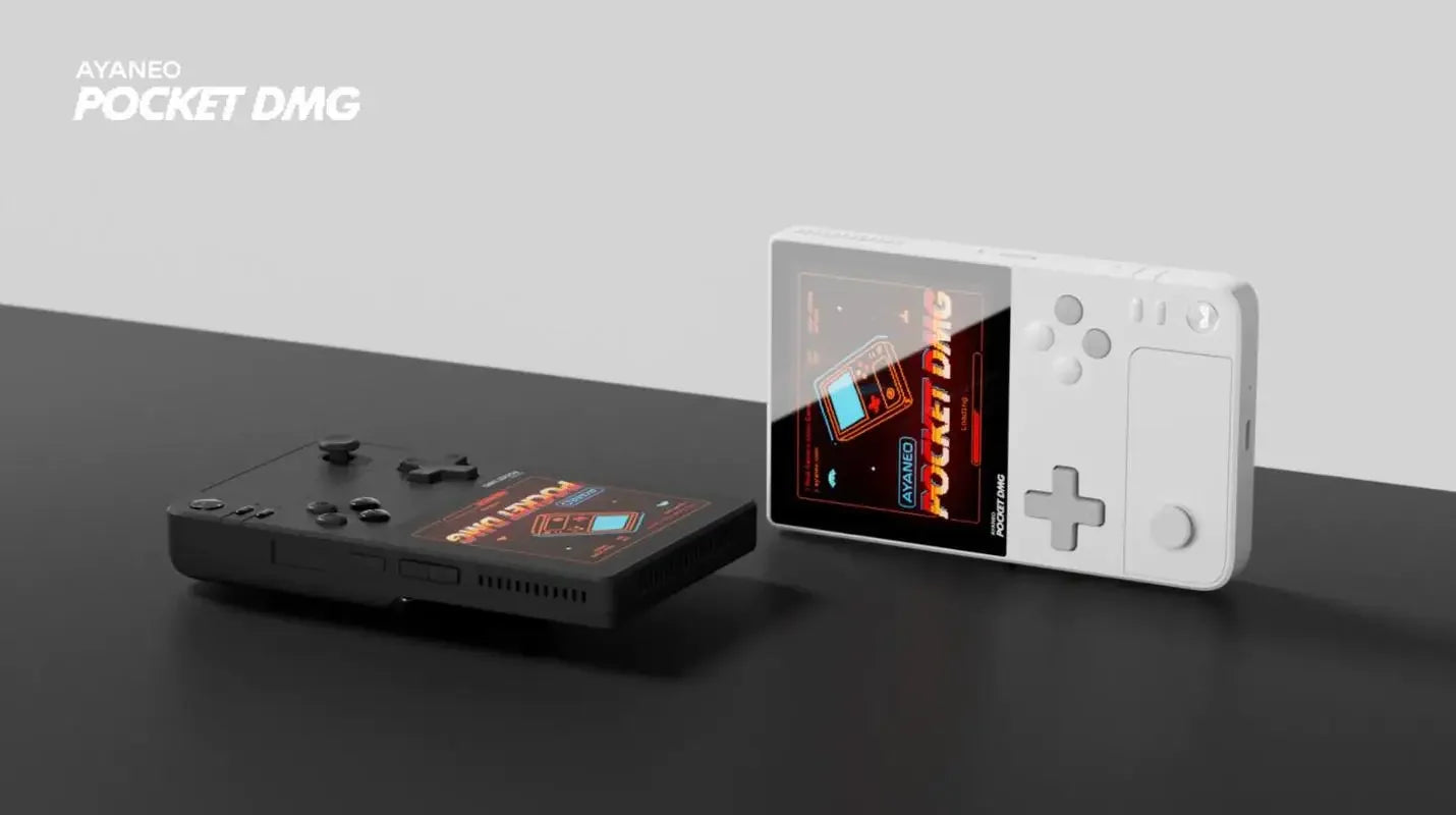 NEUE AYANEO Pocket DMG-Spielkonsole, OLED-Auflösung 1240 x 1080, 3,92-Zoll-Bildschirm, 6000 mAh Gyroskop, benutzerdefinierte Handheld-Spielkonsolen