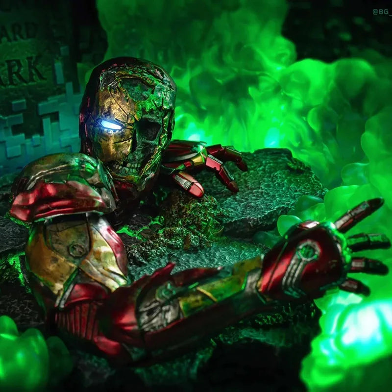Hottoys Spider Man Mysterio'S Iron Man Illusion 1/6 Scale Articulated Figure Movie Peripheral Collectible Desktop Ornament Gift