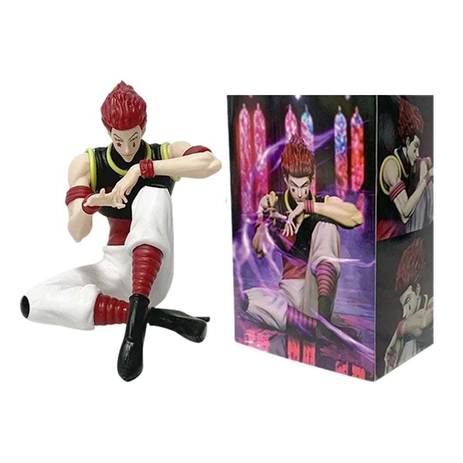 In Stock Hot Sale Hisoka Standing Sitting Pose Anime Figure Model Gon Surprise Toy for Kids Desktop Ornament Birthday Gift