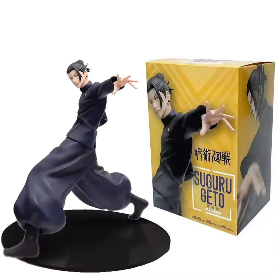 18cm Jujutsu Kaisen Anime Figure Noodle Stopper Satoru Gojo Action Figure Geto Suguru Figurine PVC Adult Collection Model Toys