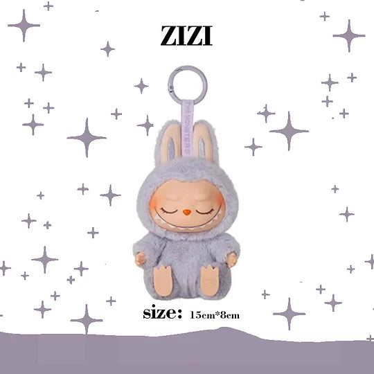 Original Popmart Labubu V1 V2 V3 The Monsters Macaron Have A Seat Big Into Energy Series Blind Box Vinyl Plush Doll Pendant