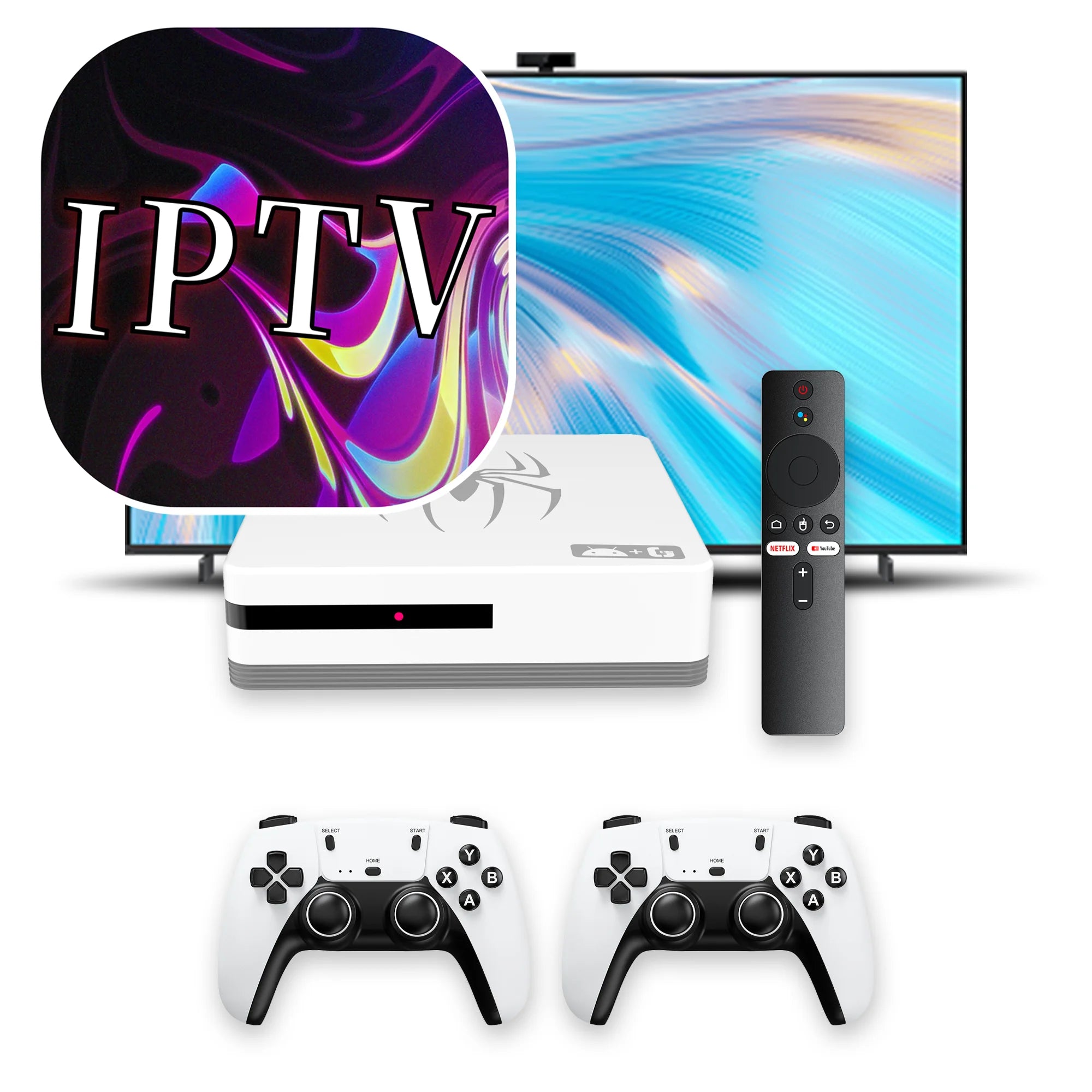 2025 Dual System TV Game BOX G7 8K 3D Arcade Games Player 36000+ Games 64g Retro Classic Game Consol 2.4G Wireless Controller