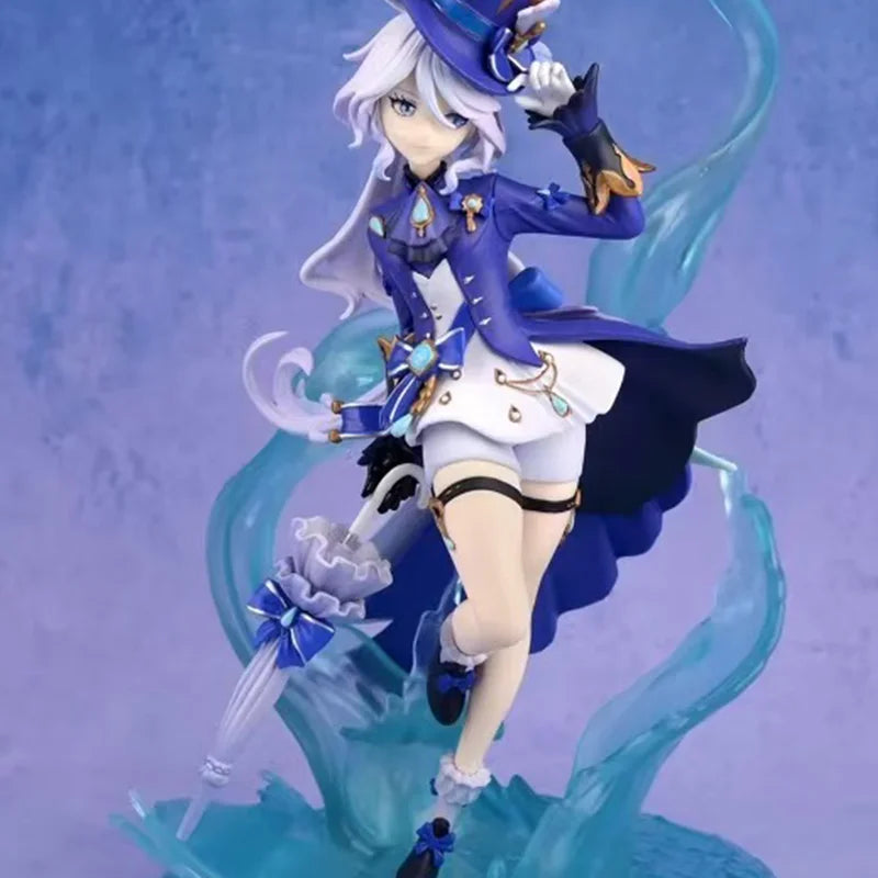 Genshin Impact Anime Figure Furina Focalors Action Figures Pvc Model Gk Statue Doll Collection Desk Decoration Birthday Gifts