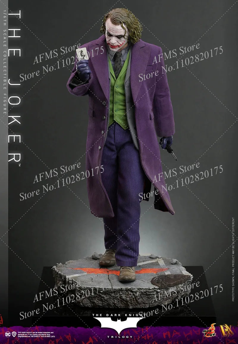 HOTTOYS HT DX32 1/6 Scale Collectible Figure Clown Heath Ledger Batman The Dark Knight 12Inch Men Soldier Action Figure Model