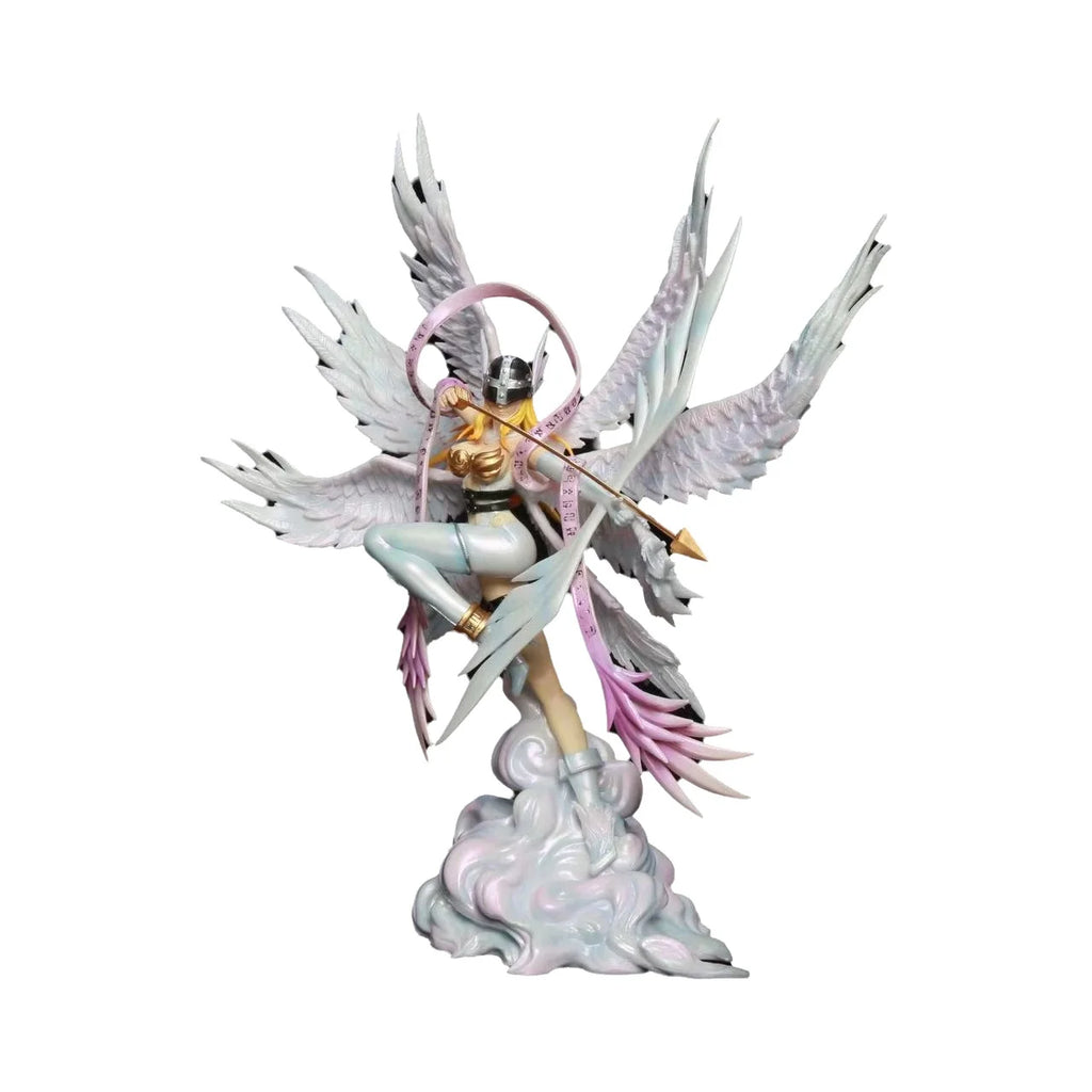 26cm Digimon Adventure Angewomon Shoot An Arrow Anime Figure Model Statue Collection Model Desktop Decoration Ornament Fans Toys