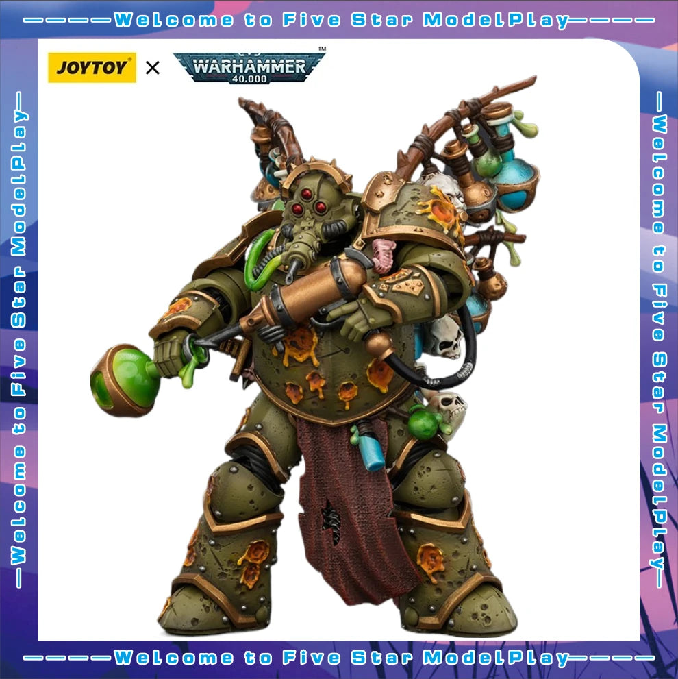 【Pre-sale】1/18 JOYTOY Warhammer 40K Death Guard Biologus Putrifier Action Figure Model