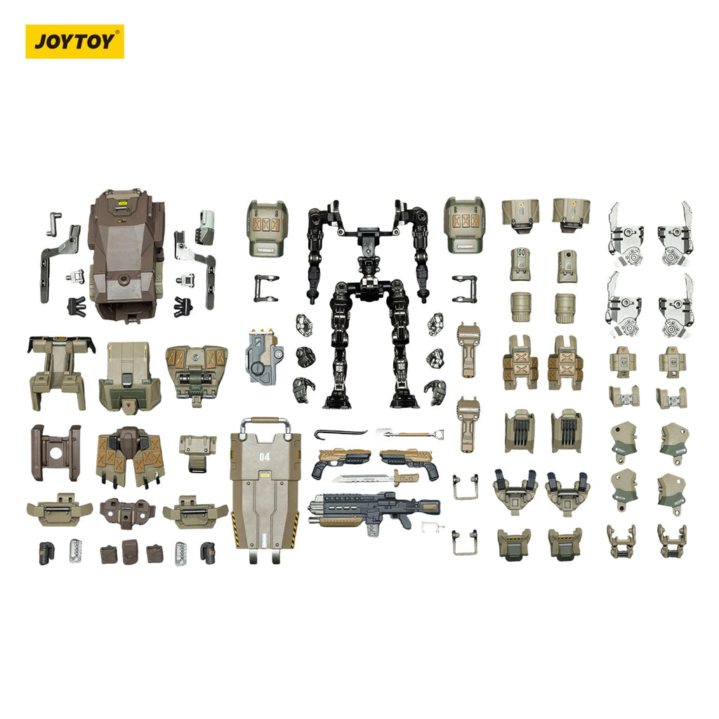 JOYTOY 1/25 Action Figure APOC Series Iron Vanguard Heavy Assault Mech UNSC Sniper Ivan Anime figures Toys