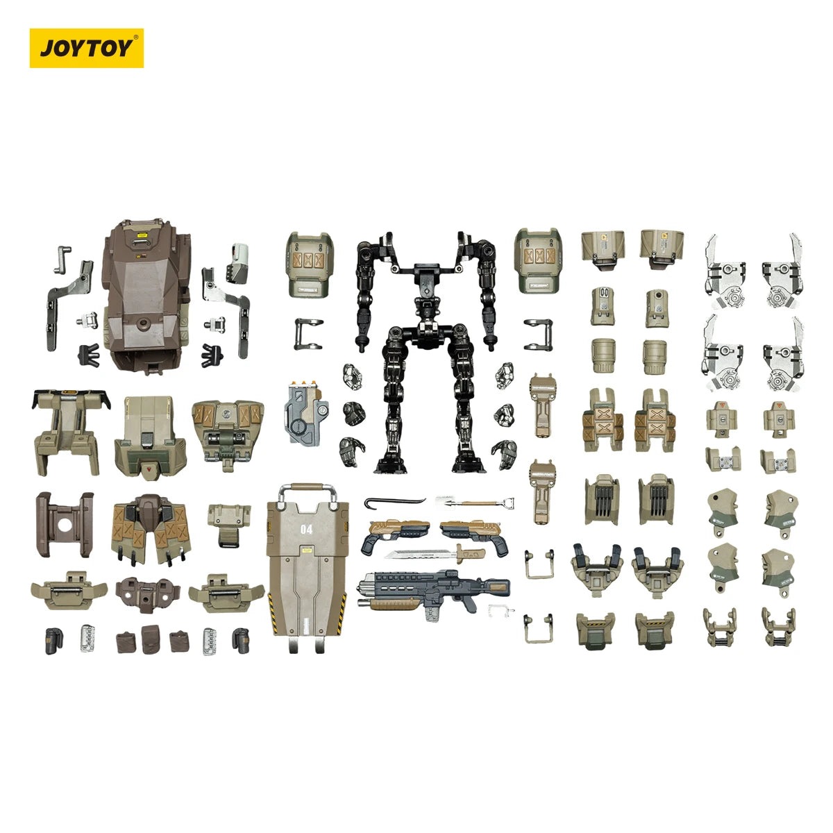 JOYTOY 1/25 Action Figure APOC Series Iron Vanguard Heavy Assault Mech UNSC Sniper Ivan Anime figures Toys