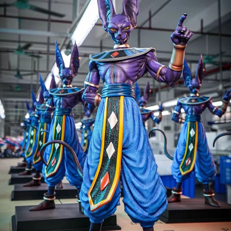 Нова статуя на JT Dragon Ball Beerus, екшън фигурки, 53 см, унищожение на Бог, аниме, периферно изкуство, игрални орнаменти, подаръци