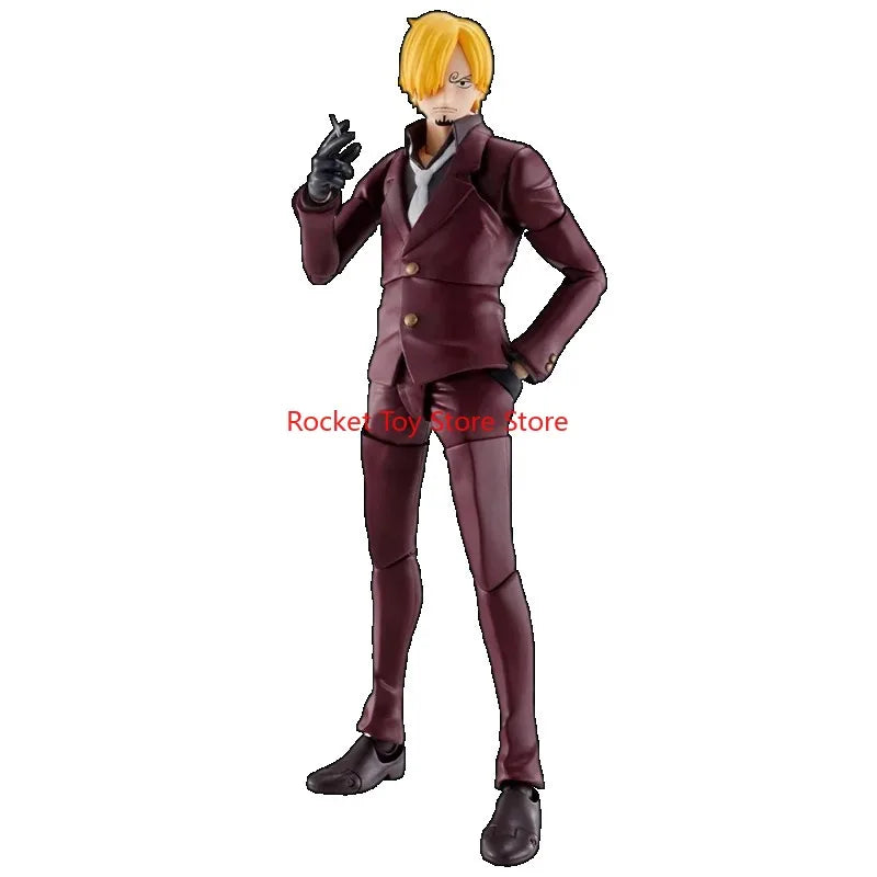 In stock  Bandai S.H.Figuarts une pièce Raid Sanji sur Onagashima figurine d'anime modèle d'action figurales Brinquedos jouets