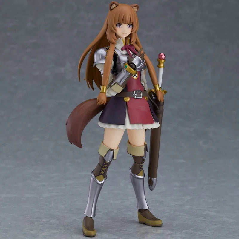 In Stock MAX Factory Original FIGMA The Record of the Shield Hero Raphtalia Action Figure Model Gift for Kid Foam Box Packaging