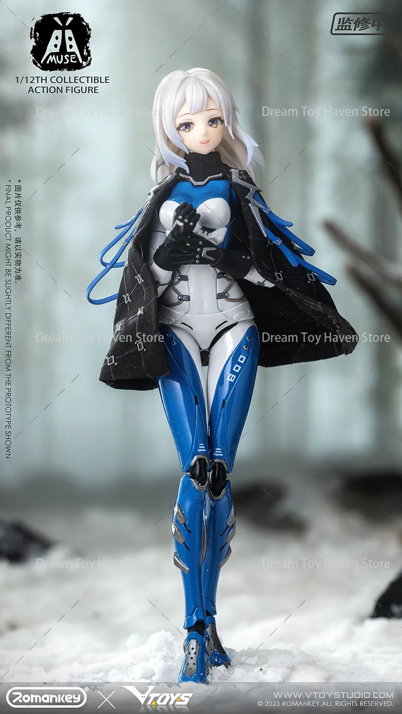 Romankey X VTOYS Original 1/12 Scale Female Soldier MUSE Female Archer Bow Huntress 6Inch Action Figure Model Collectible Dolls