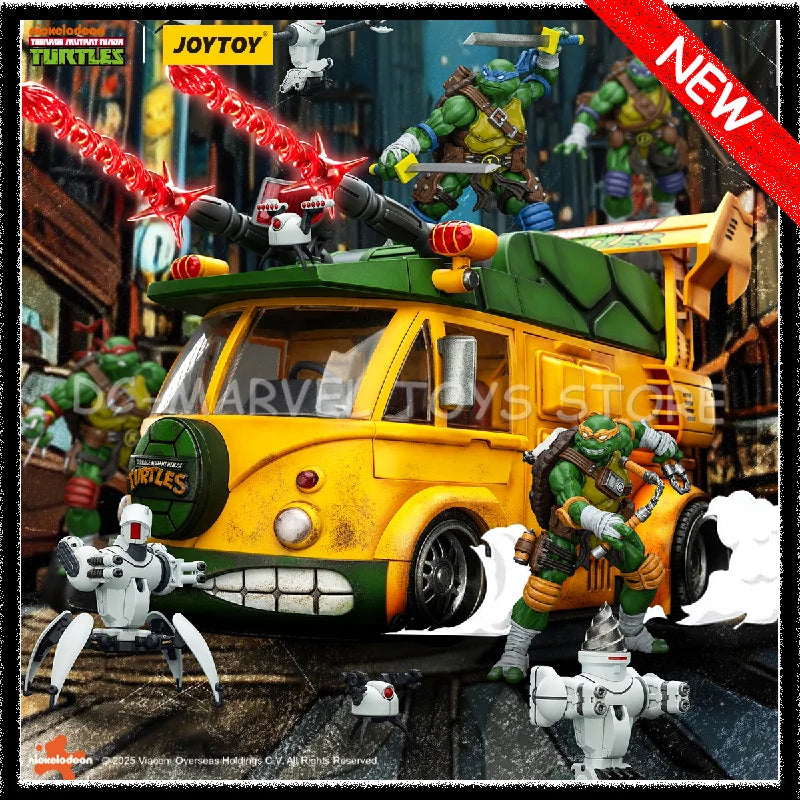 JOYTOY 1/18 TMNT-Turtle Van TMNT-Roadkill Rodney Action Figure