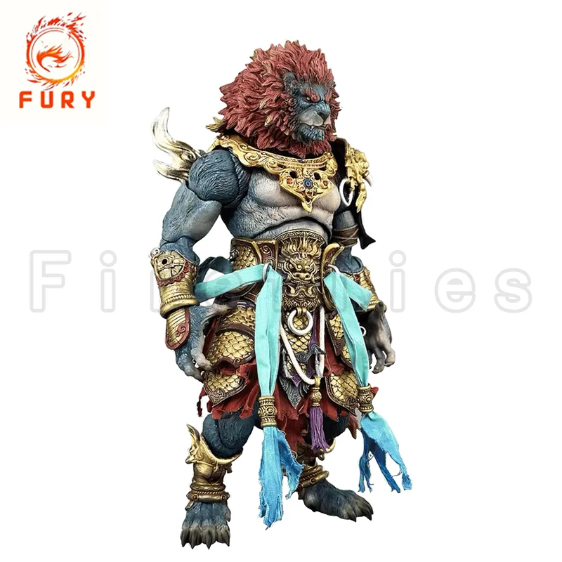 1/12 10inches Fury Toys Action Figure The Record of the Mountain and Sea Demon God Azure Lion Anime