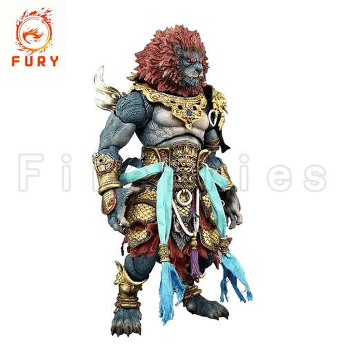1/12 10inches Fury Toys Action Figure The Record of the Mountain and Sea Demon God Azure Lion Anime