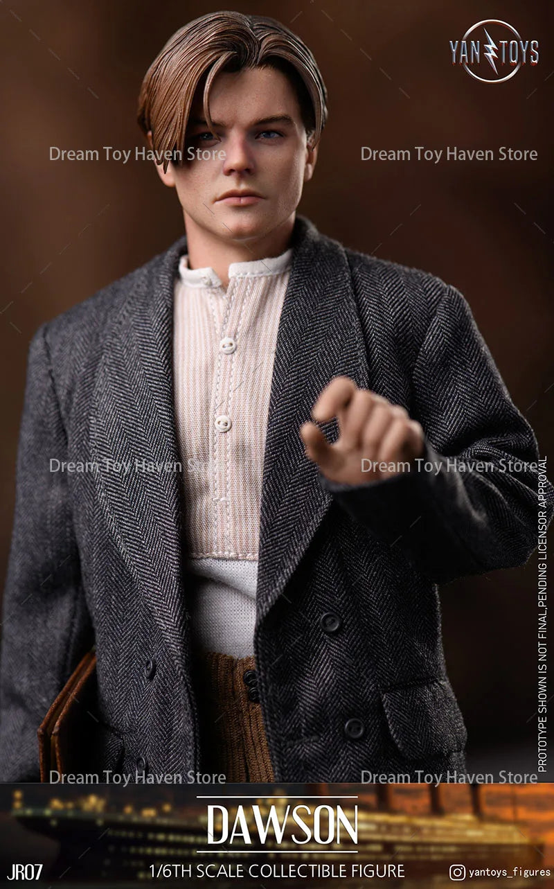 YANTOYS JR07 1/6 Scale Men Soldier Jack Leonardo Handsome Ship Prince Full Set 12Inch Action Figure Model