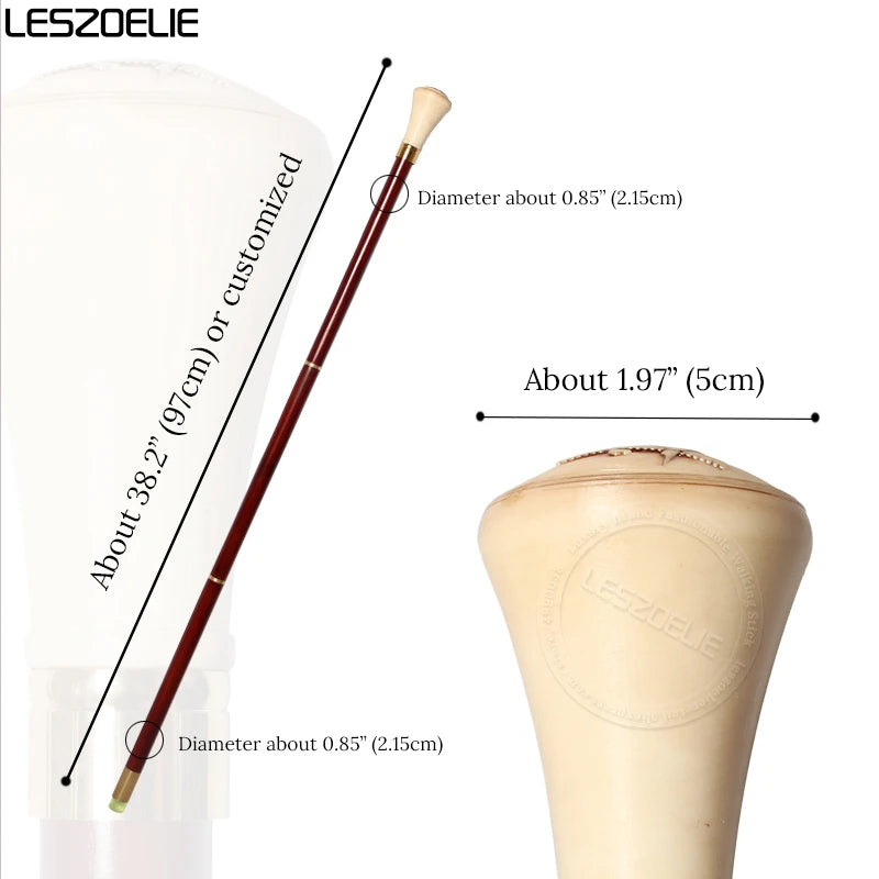 97 cm Freimaurerstock für Männer mit Totenkopf-Griff aus Harz, deutsche Buche, abnehmbarer Gehstock aus Holz, für Damen, Party, dekorative Stöcke