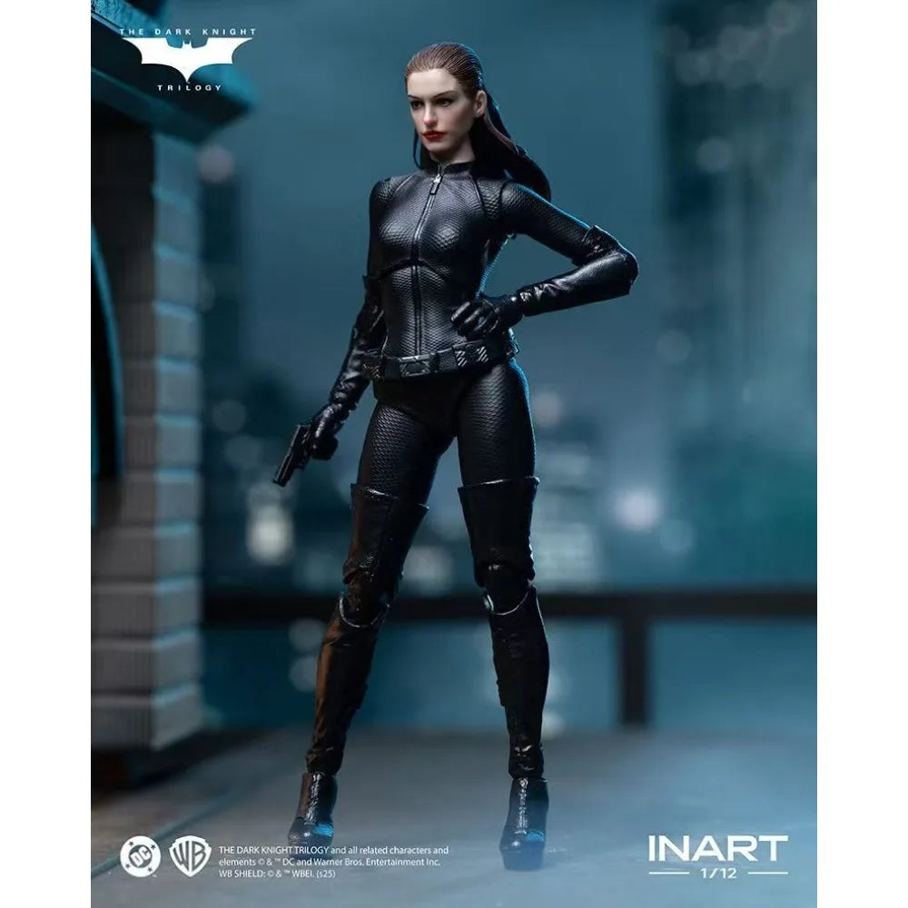 In stock INART 1/12 Batman The Dark Knight Rises Catwoman Bale Eternal Fight Hero 6Inch Action Figure Model Collection Gifts