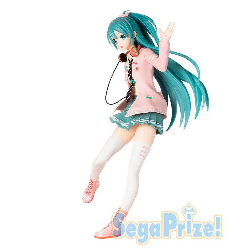 SEGA Original Hatsune Miku Project DIVA Arcade Future Tone Hatsune Miku SPM Figur Ribbon Girl Ver 24cm Modell Spielzeugfigur