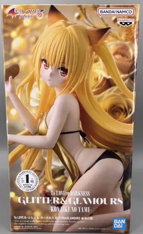 Bandai To Love Ru Darkness Glitter Glamours Momo Belia Deviluke Lala Satalin Deviluke PVC Figure Model Collector Figurine Toys