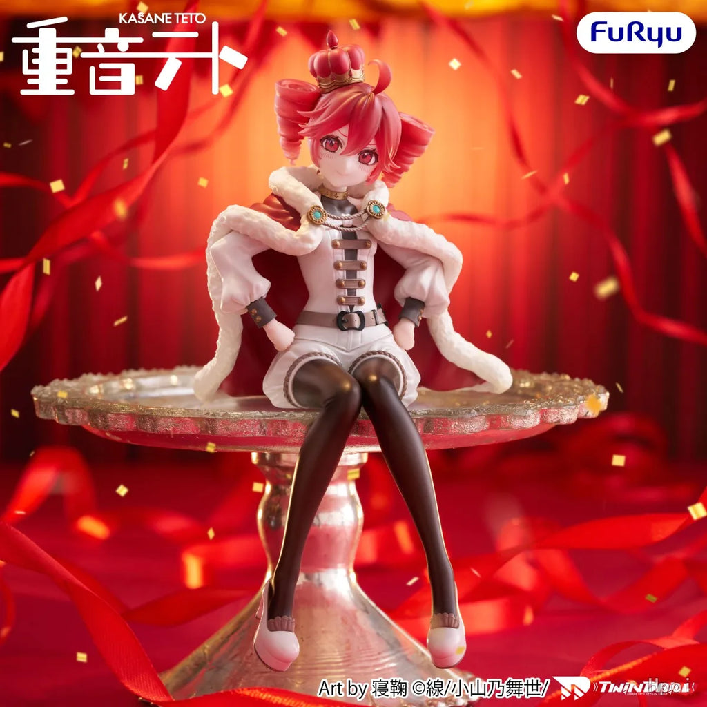 Original Genuine FuRyu Prepainted Noodle Stopper Figure Utau Kasane Teto Virtual Singer Figure Model Decoration Collection Gift