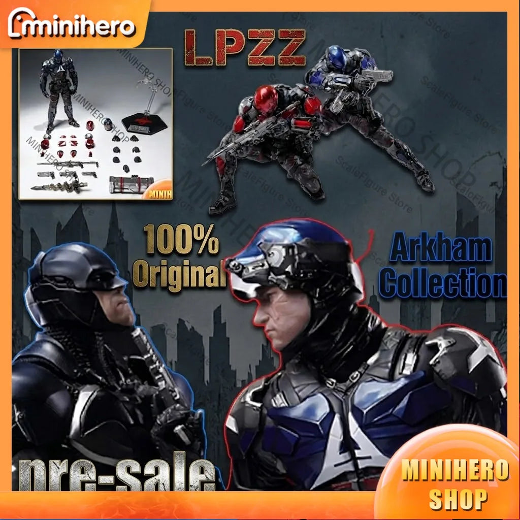 Pre-Sale Authentic LPZZ Batman Arkham Knight 1/12 Action Figure DC Superhero Poseable Anime Model Toy Collectible Doll Gift