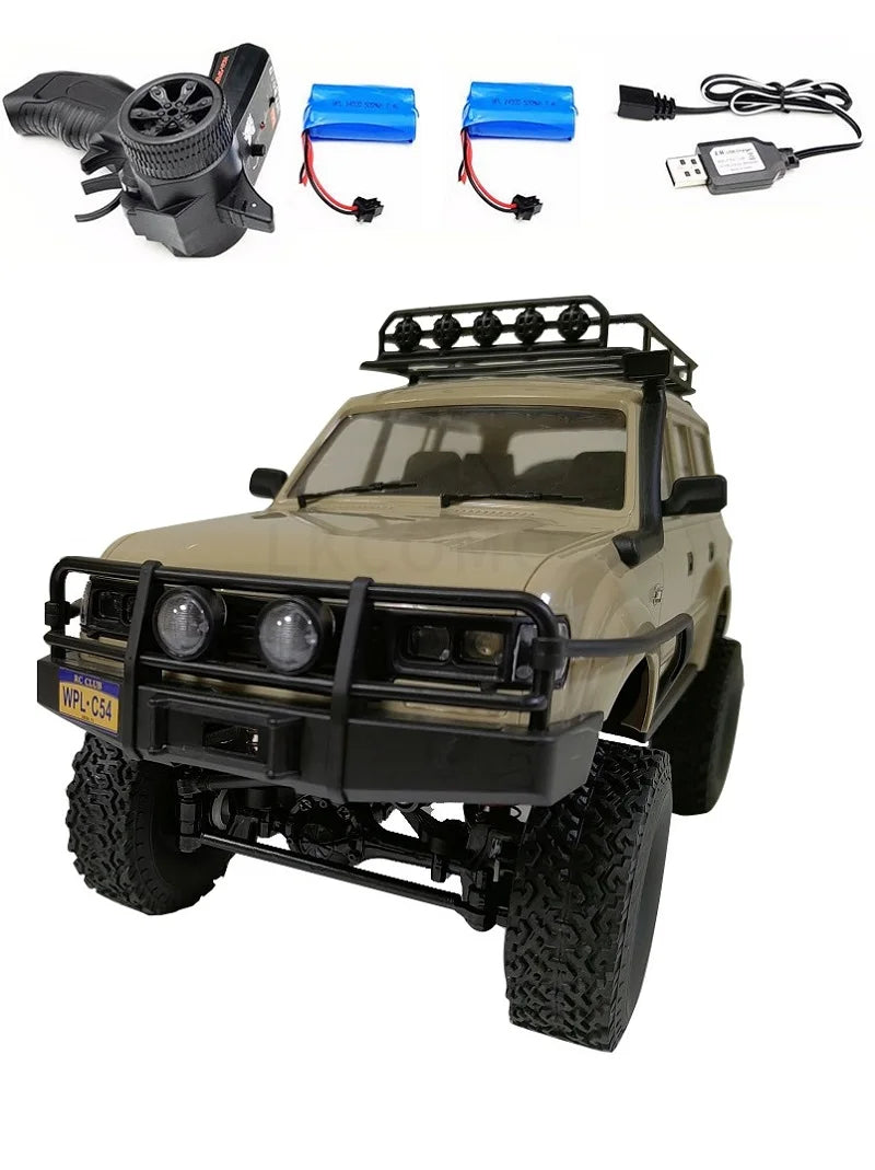 RC Trucks 4x4 Offroad c54-1 RC Rock Crawler 4x4 1/16 LC80 RC Offroad Auto RC Pickup Fernbedienung Offroad Auto
