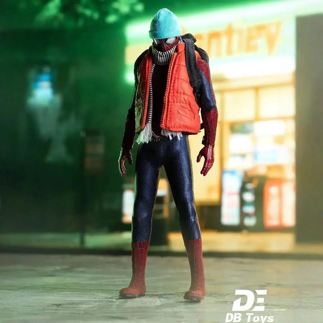 DB Toys X 6in Studio Spider Man Action Figure Original Amazing SpiderMan Collectible PVC Model Insect Man Soldier Toy Boy Gift