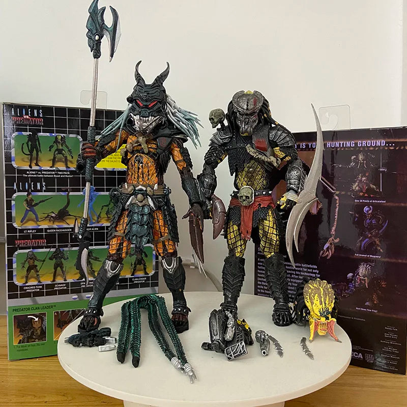 NECA Concrete Jungle Action Figure Warrior Hunter Chief Alien VS Predator Scarface Predator Deluxe Collectable Toy Gifts Dolls