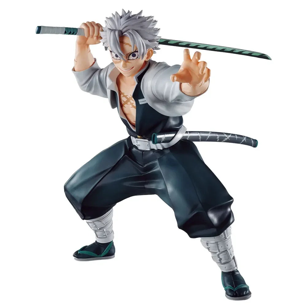 In Stock Bandai Ichiban Kuji Demon Slayer Kimetsu Hashira Training Sanemi Shinazugawa Anime Figure Action Model Toys Gift