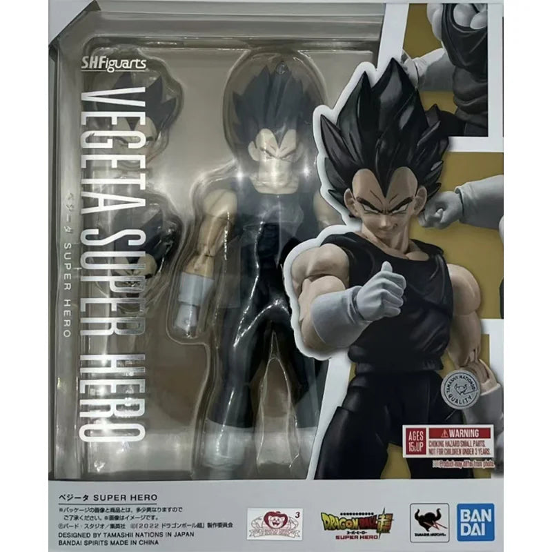 100% In Stock Original Bandai S.H. Figuarts SHF Dragon Ball Vegeta Super Hero Anime Action Collection Figures Model Toys Gifts
