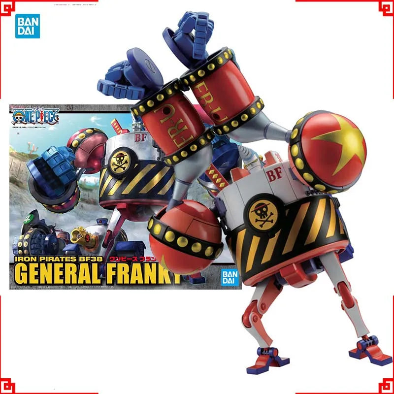 Bandai ONE PIECE Model Kit General Franky Action Figure Building Kit Anime Figures Collectibles Model Toys Boys Gift