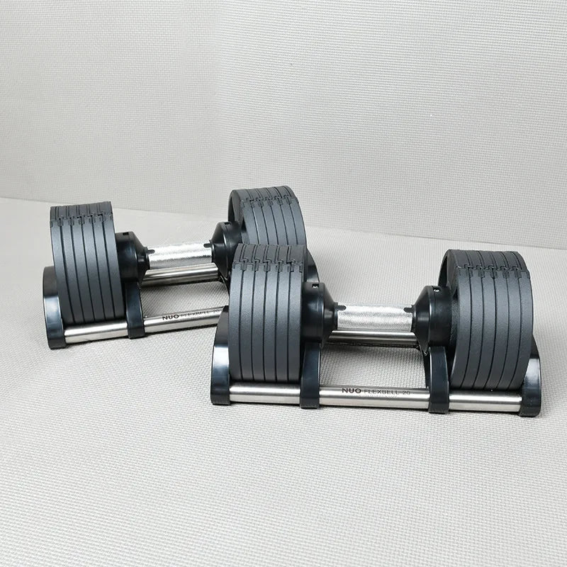 MIYAUP-Men's Dumbbells Can Quickly Adjust and Exercise Arm Muscles, New Type of Unnotched Weightlifting Fitness Equipment