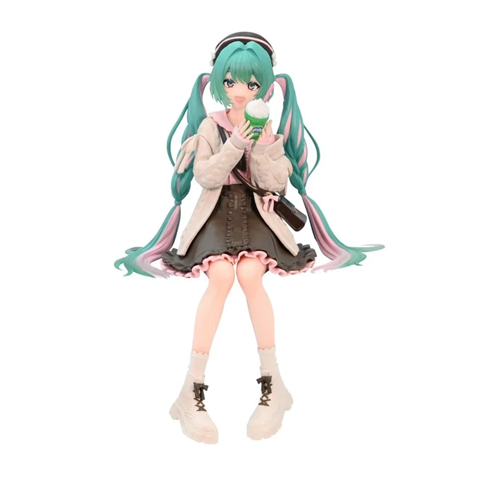 Hatsune Miku Action Figures series Kawaii Swimsuit Vocaloid PVC Collectible Model Toys Girl Gift