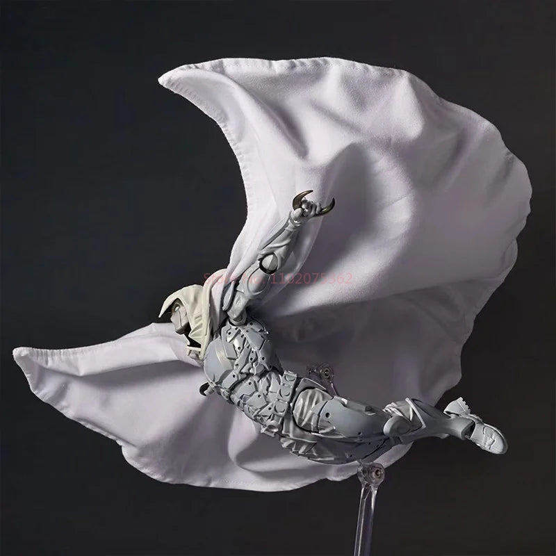Authentische 16 cm Moon Knight Figur Modell Anime Peripherie PVC Modell Sammeln Desktop Ornamente EIN Freund Geburtstag Geschenk Spielzeug