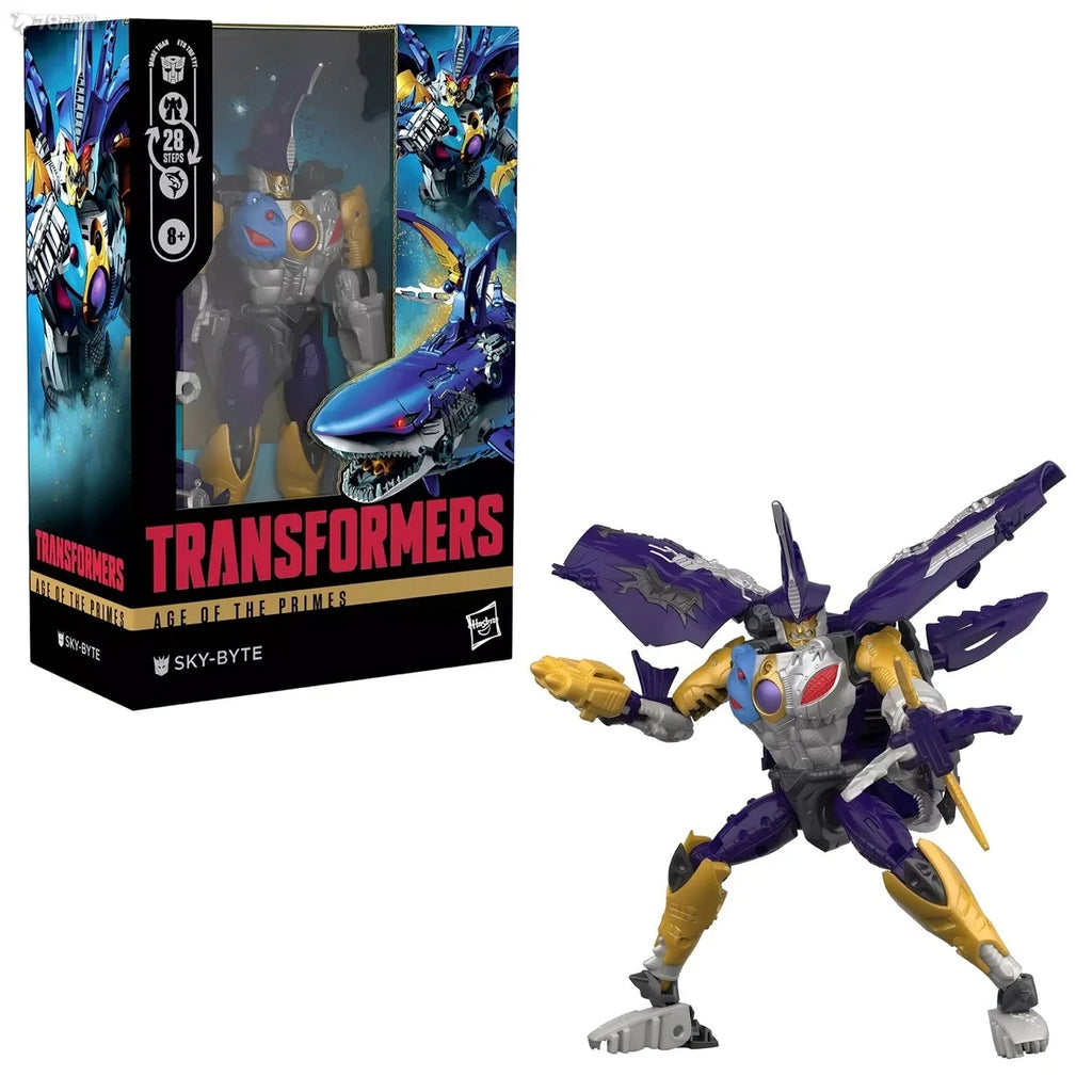 In Stock Original Hasbro Age of Prime Generations Sky-Byte V-Class Super Action Figure Articulated Collectible Model for kids