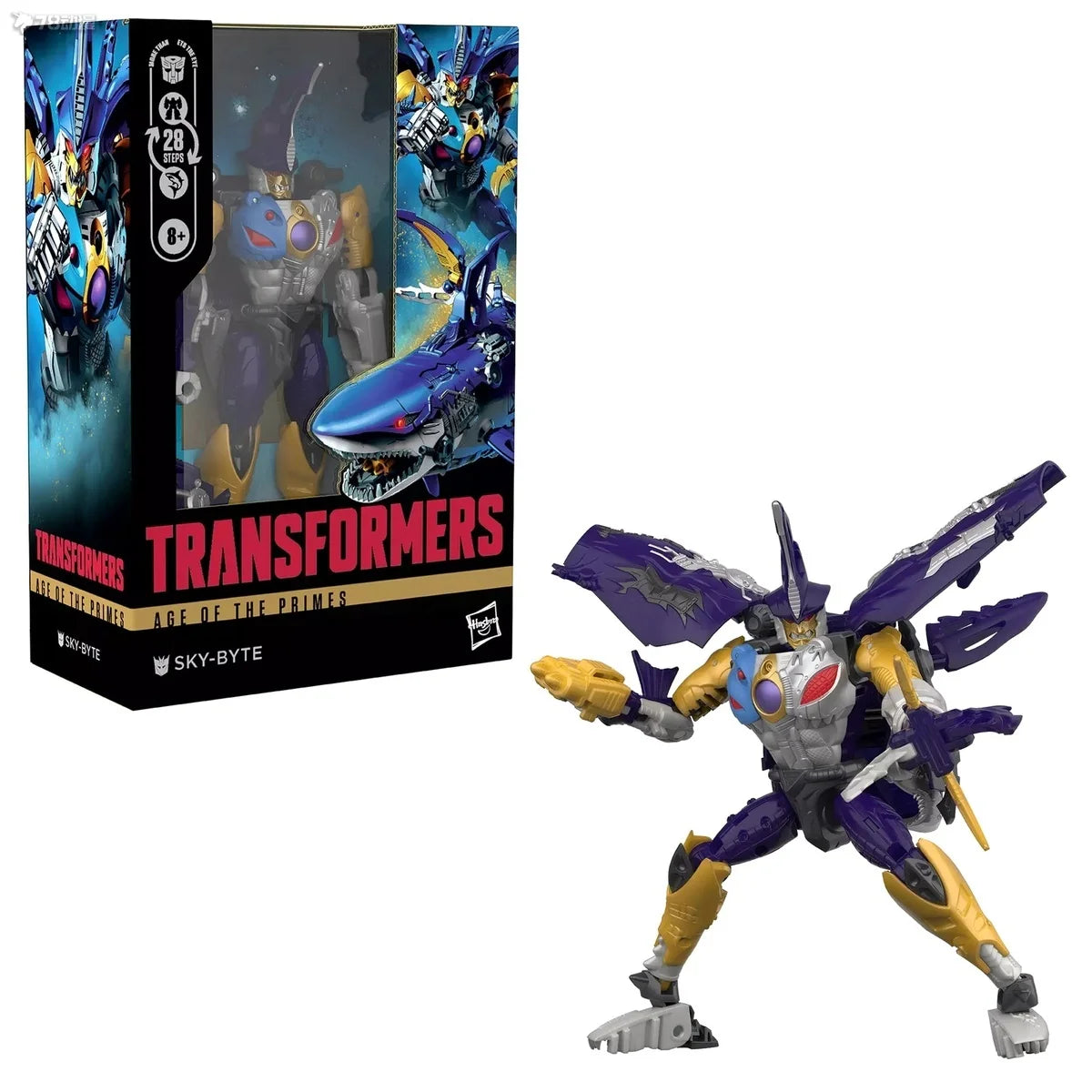 In Stock Original Hasbro Age of Prime Generations Sky-Byte V-Class Super Action Figure Articulated Collectible Model for kids