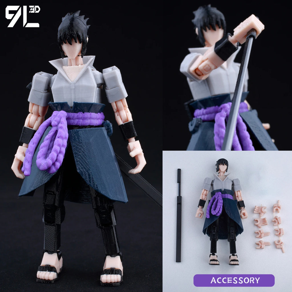 9L 3D Printed Roronoa Zoro One Piece Lucky Dummy 13 Movable Shapeshift Action Figures Mannequin Toys for Anime Lovers