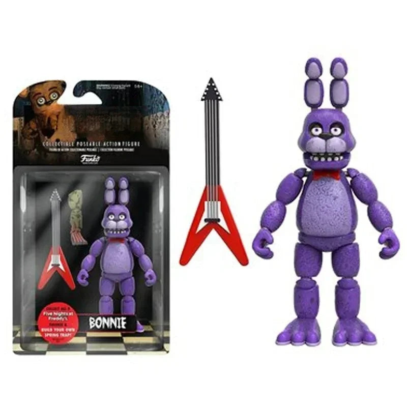 Sundrop FNAF Figures SUN & MOON Joker Freddy Bonnie Foxy Chica Fazbear Bear Action Figure Movable Figurine Dolls Toys