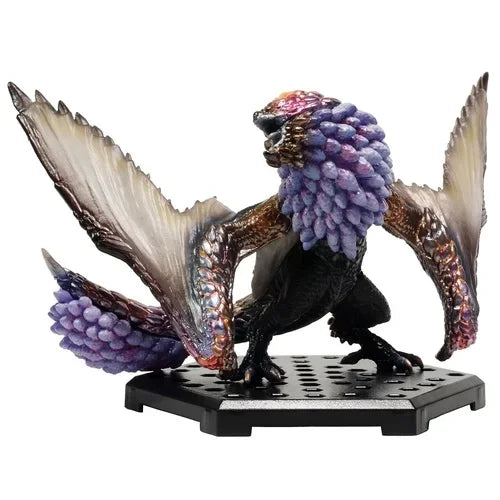 Genuine Scale Model Monster Hunter Rise of Dawn Series Brilliant Black Dragon Safi'jiiva Action Figure Toys