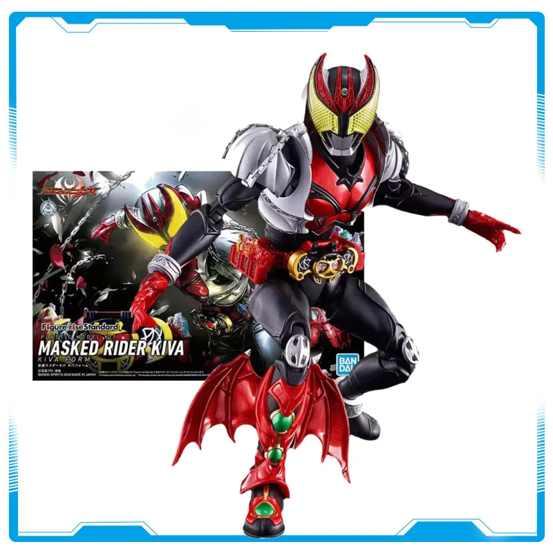 1PC In Stock Bandai Genuine Kamen Kit Figure-rise Standard Masked Rider Kiva Collection Model Action Figure Toys WY