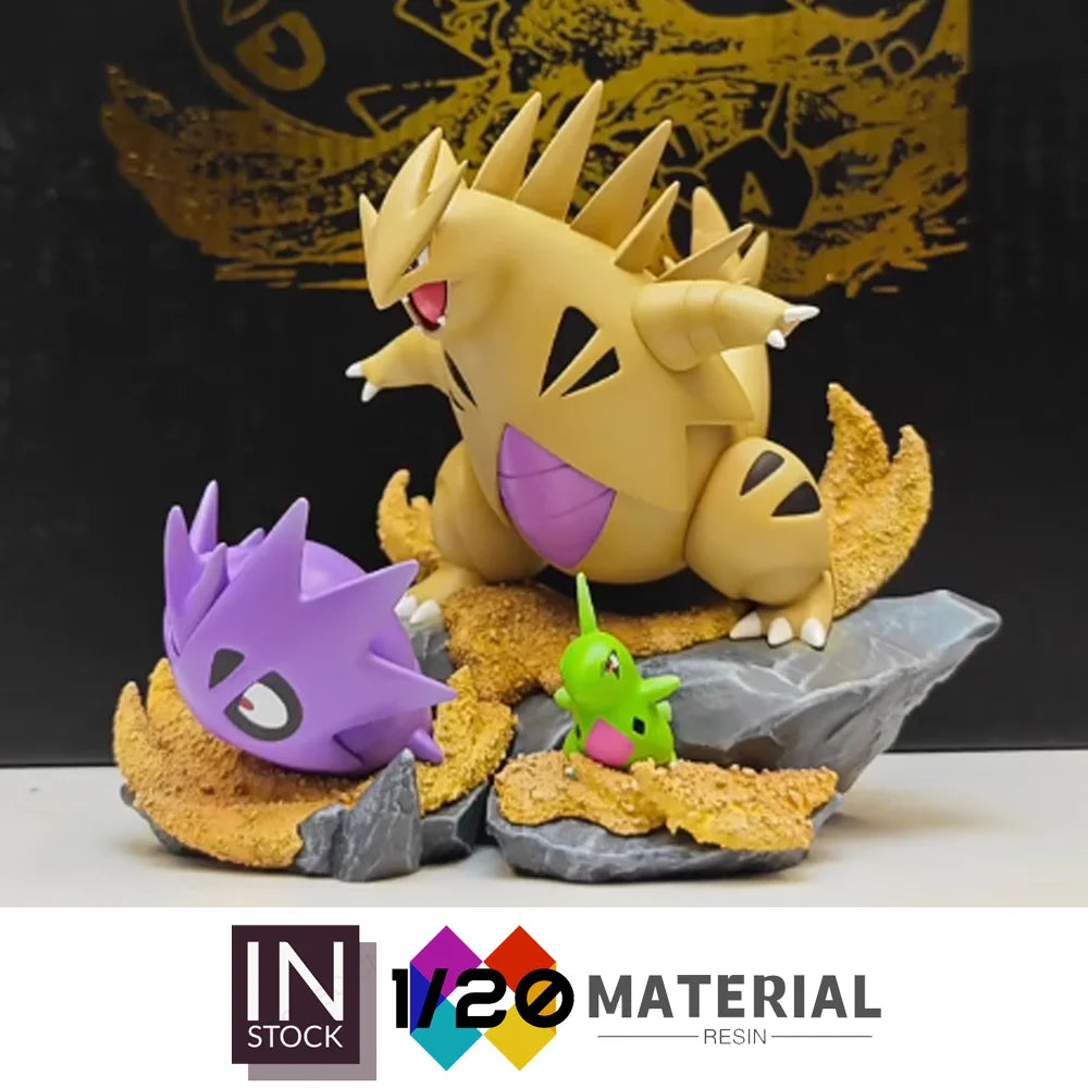 [In Stock]1/20 Resin Scale World [MOMENT] - Larvitar & Pupitar & Tyranitar