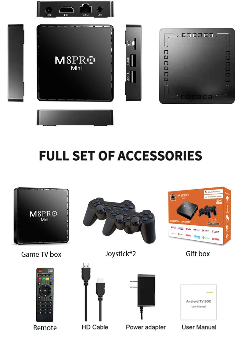 Retro Video Games MINI Wireless 2.4G HD Arcade N64 Family TV Mini Game Machine