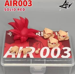 Air Toy Dragon Ball Shf Red God Breath Goku Head Accessories Super Saiyan God Son Goku Custom Heads Kit Accessories Figures